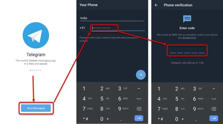 Telegram（电报）注册教程